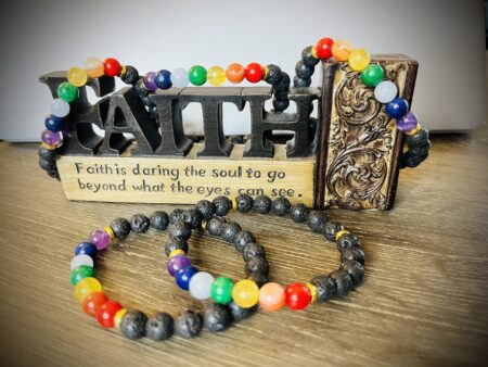 Amethyst Rose Chakra Healing Bracelet